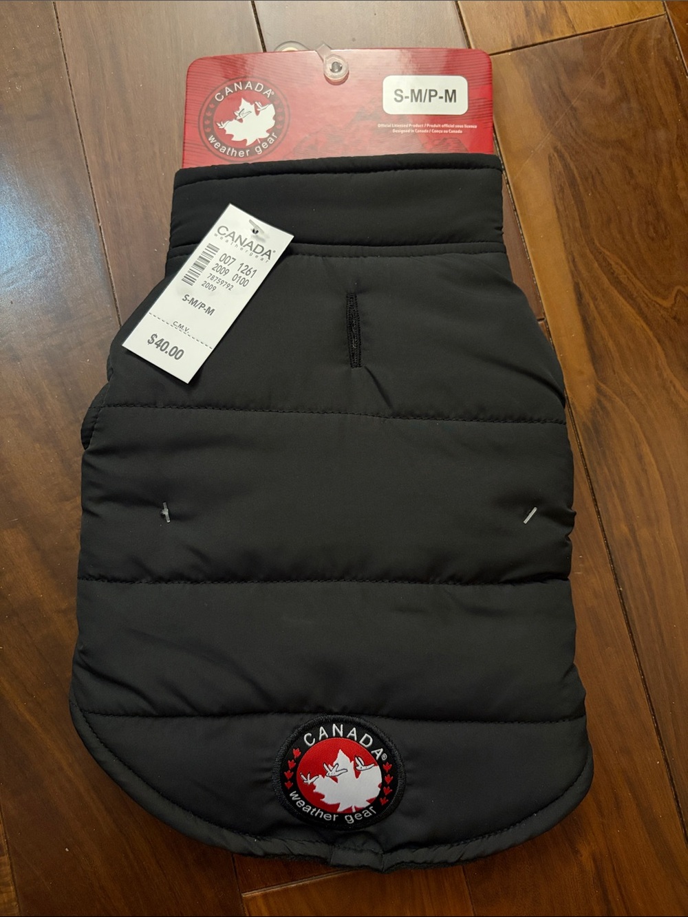 Dog Puffer Jacket S/M| L/XL Canada Weather Gear
